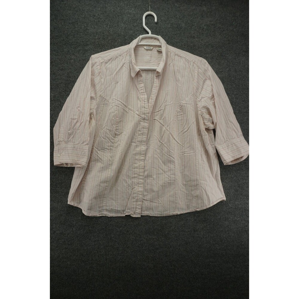 Riders By Lee Button Up Shirt Womens 3X Striped